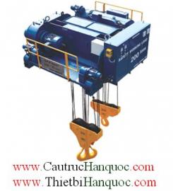 Palăng xe con cáp điện Hàn Quốc – Hiệu KG (Korea Gorbel)